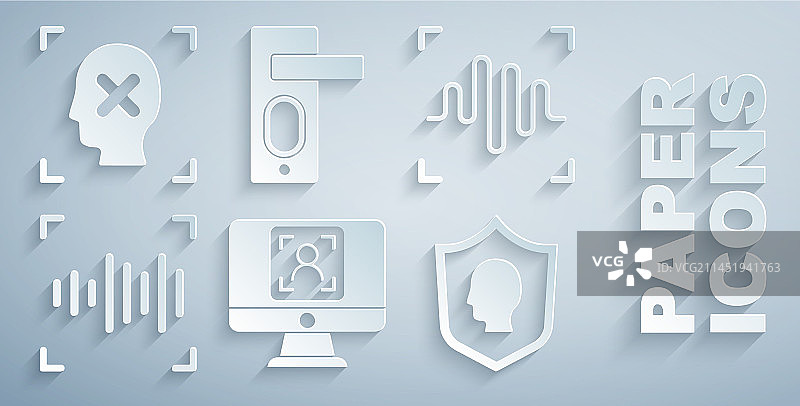 人脸识别语音用户保护图片素材