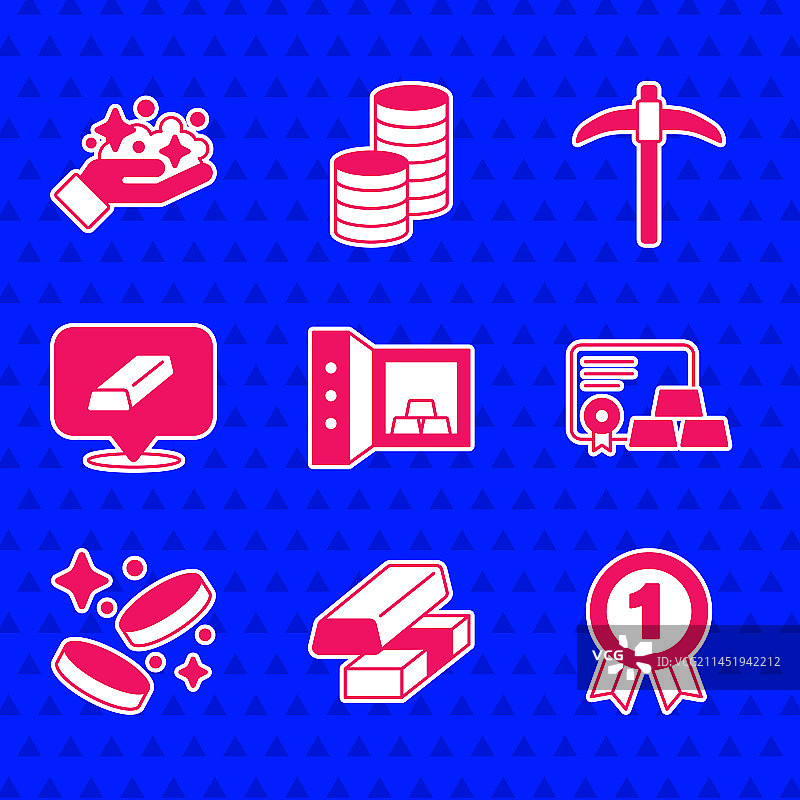 带金条的保险箱、黄金兑换图片素材