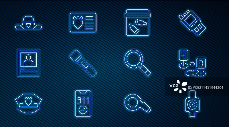 线性射击运动人体靶目标图标图片素材