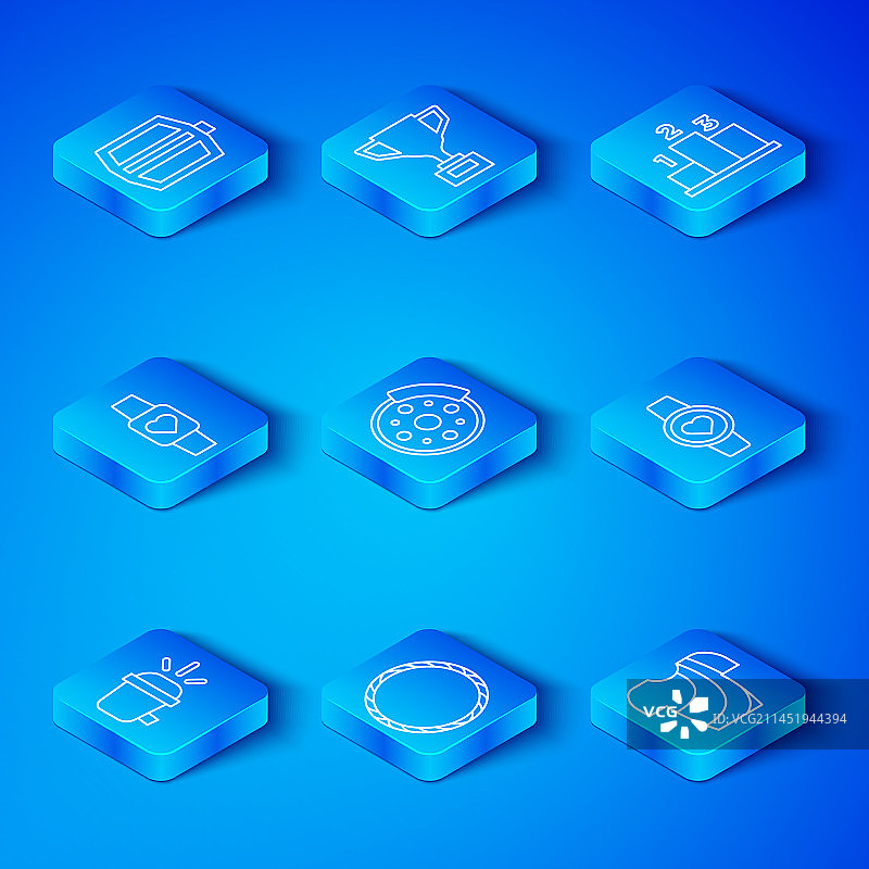 自行车头灯、刹车盘和车轮图片素材