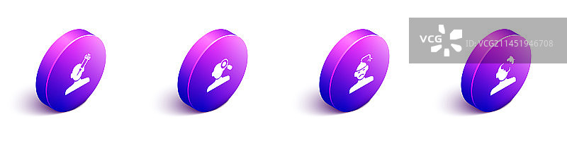 2.5D吸毒成瘾场景元素合集图片素材