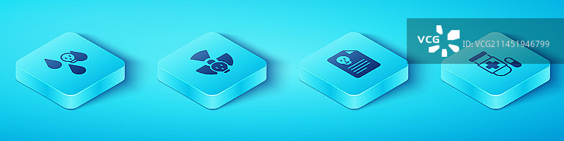 2.5D酸雨放射性解毒剂元素合集图片素材