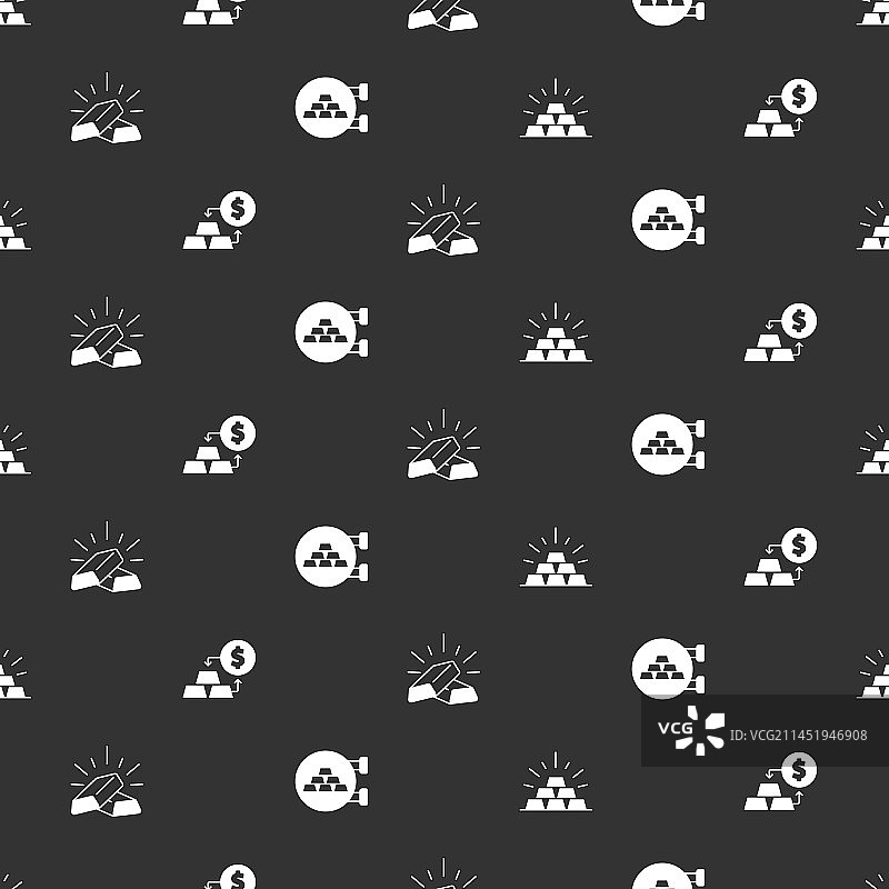 金条、货币兑换与珠宝店元素组合图片素材