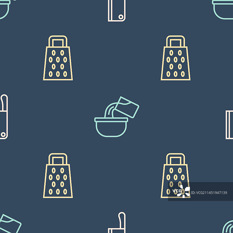 肉类切碎机、磨碎器和平底锅图片素材