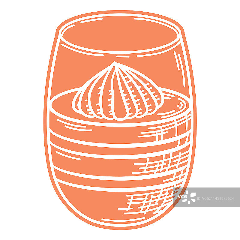 奶油甜点切块图片素材