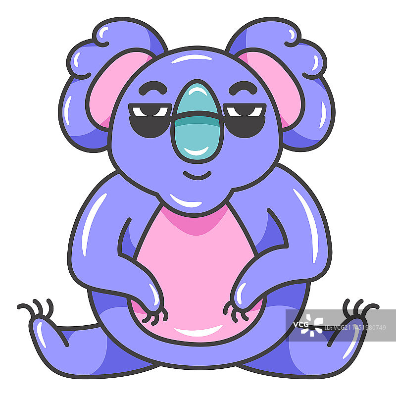卡通考拉形象图片素材