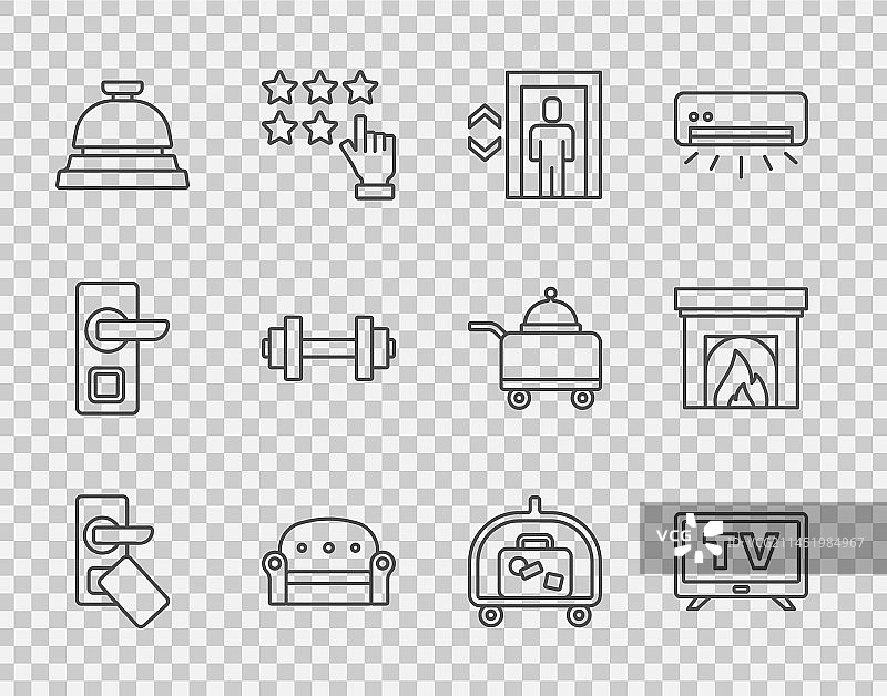 数字门锁智能电视升降沙发组合图片素材