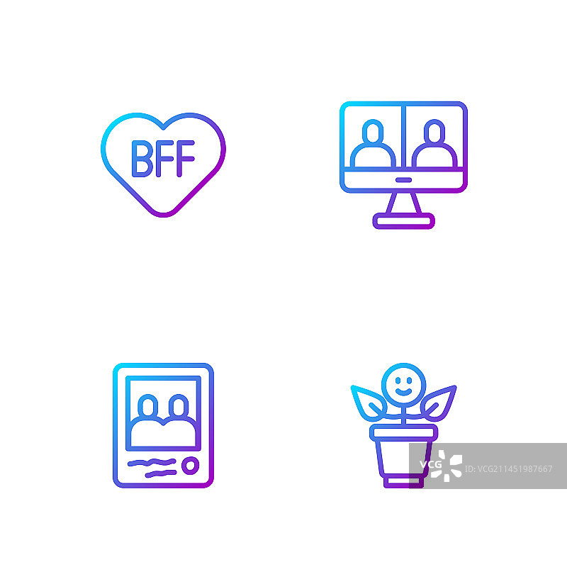 好朋友全家福照片图片素材