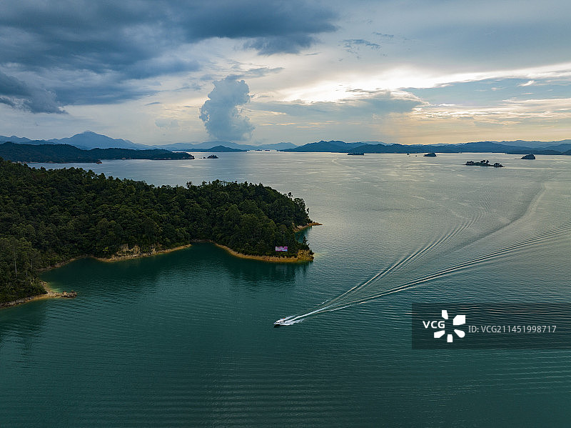 河源万绿湖图片素材