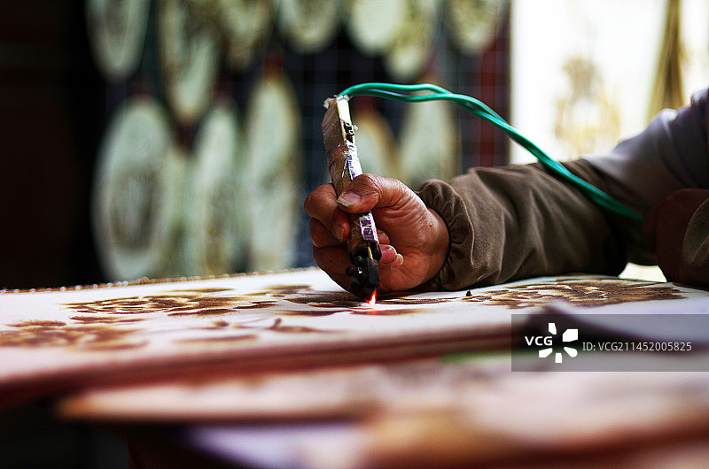 手工烙画图片素材