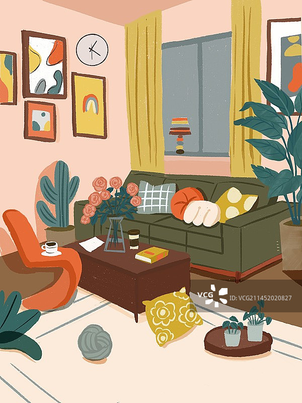 房间一角图片素材