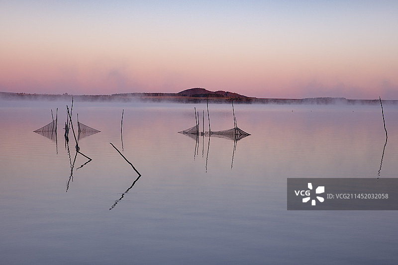 玫瑰湖——五大连池图片素材