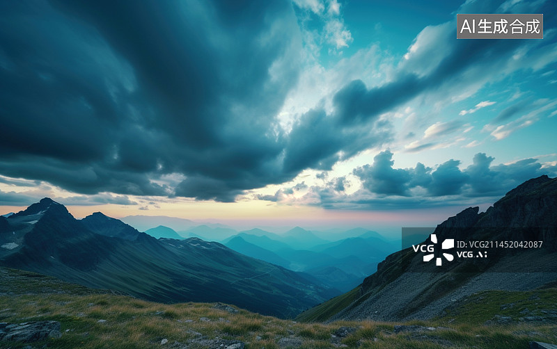 【AI数字艺术】AI生成的插图美丽风景图片素材