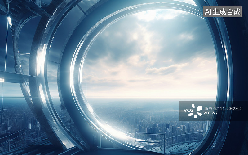 【AI数字艺术】AI生成的科幻插图图片素材