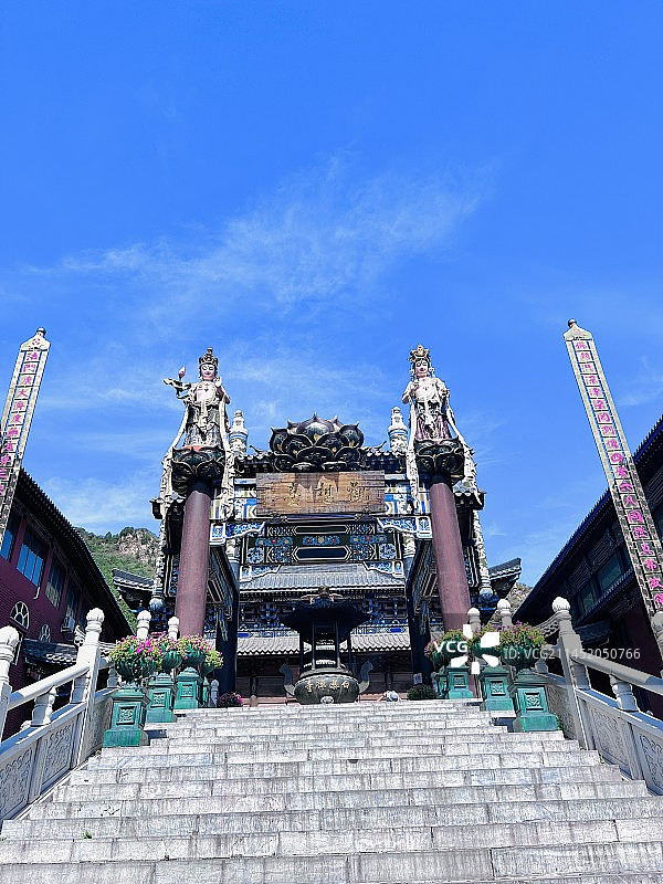 北京门头沟白瀑寺图片素材