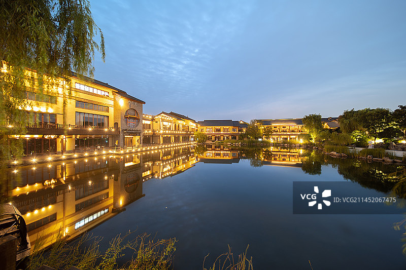 西安沣东新城诗经里主题小镇图片素材