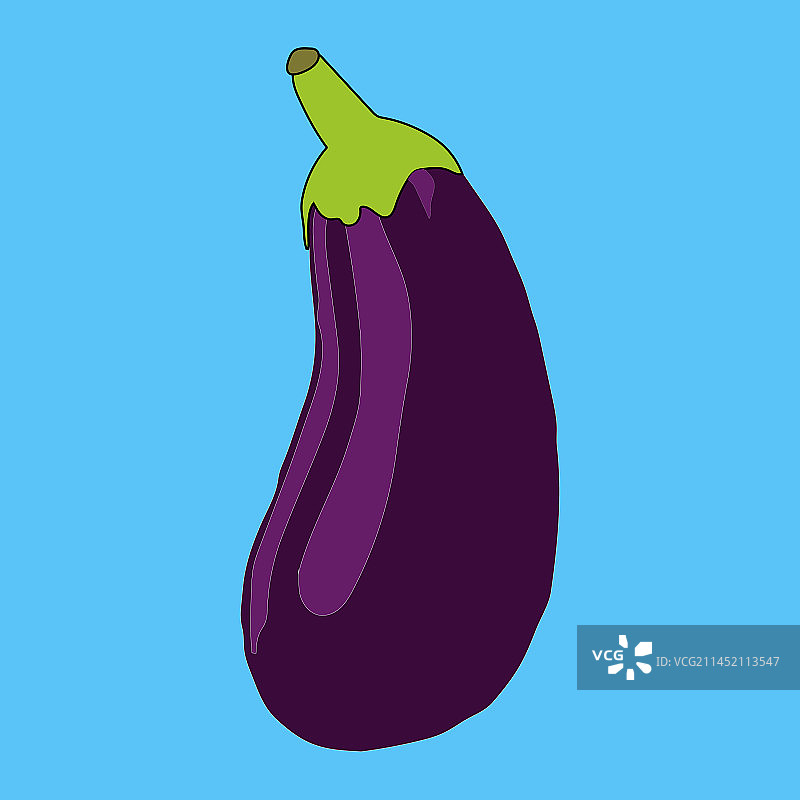 茄子蔬菜艺术设计图片素材