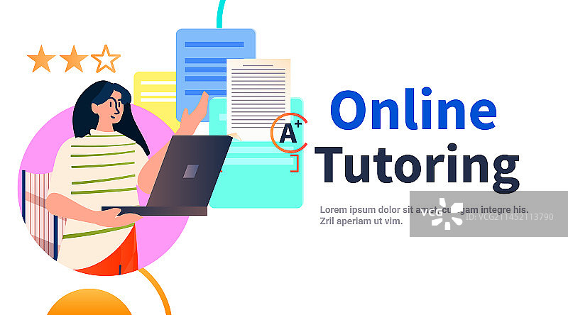 学生观看讲座录音播客图片素材