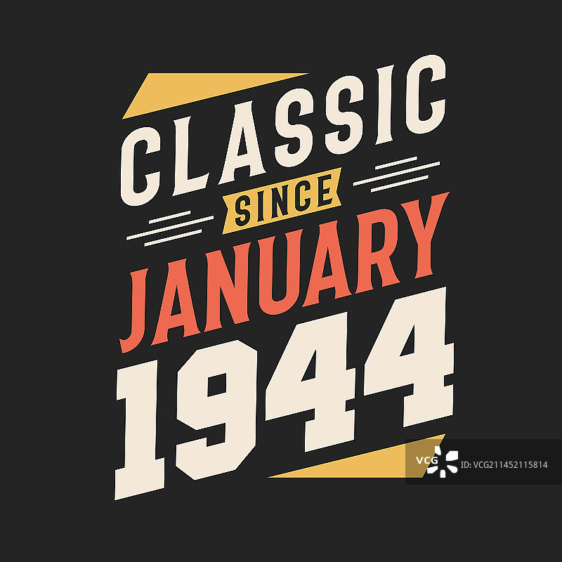 1944年1月以来的经典图片素材