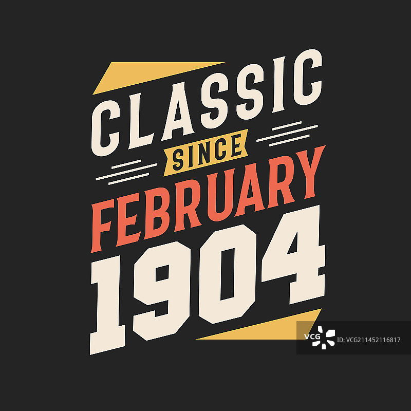 1904年2月出生的复古经典图片素材