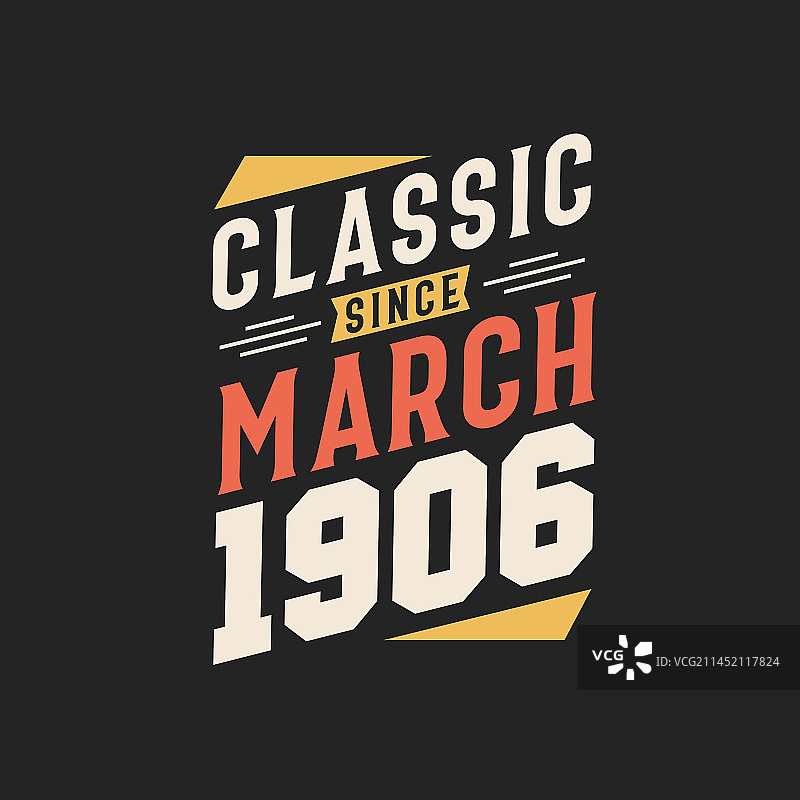 1906年3月以来的经典复古图片素材