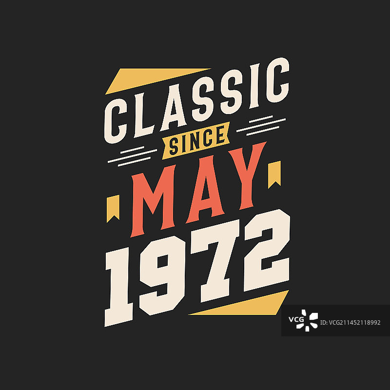 经典始于1972年5月图片素材