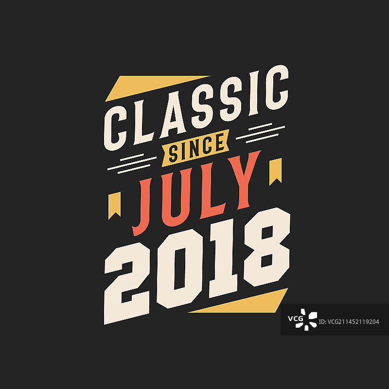 2018年7月以来的经典复古设计图片素材