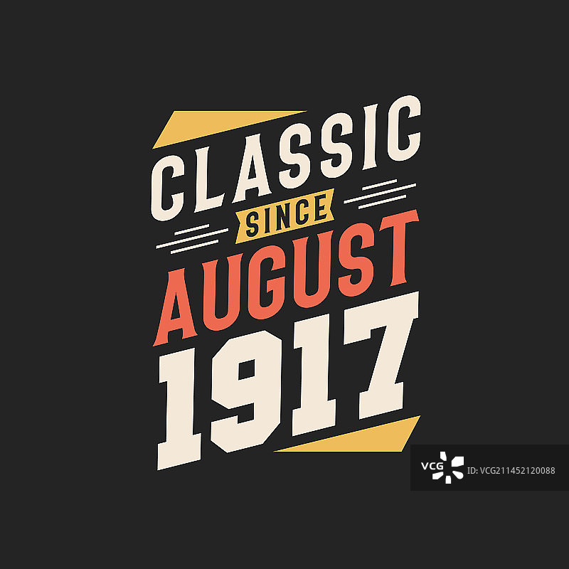 1917年8月出生经典纪念图片素材