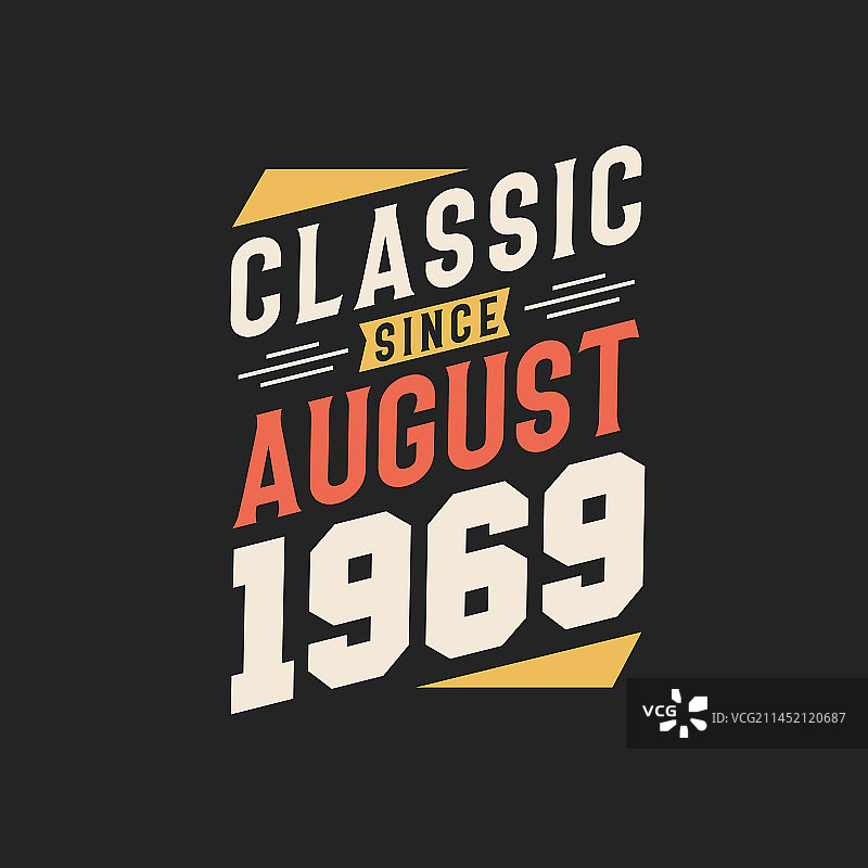 始于1969年8月的经典图片素材