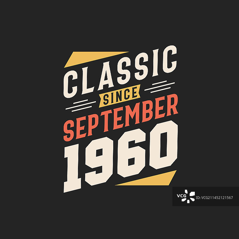 1960年9月出生，经典永存图片素材