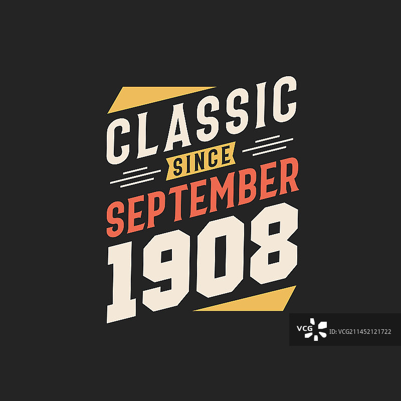 1908年9月出生的经典图片素材