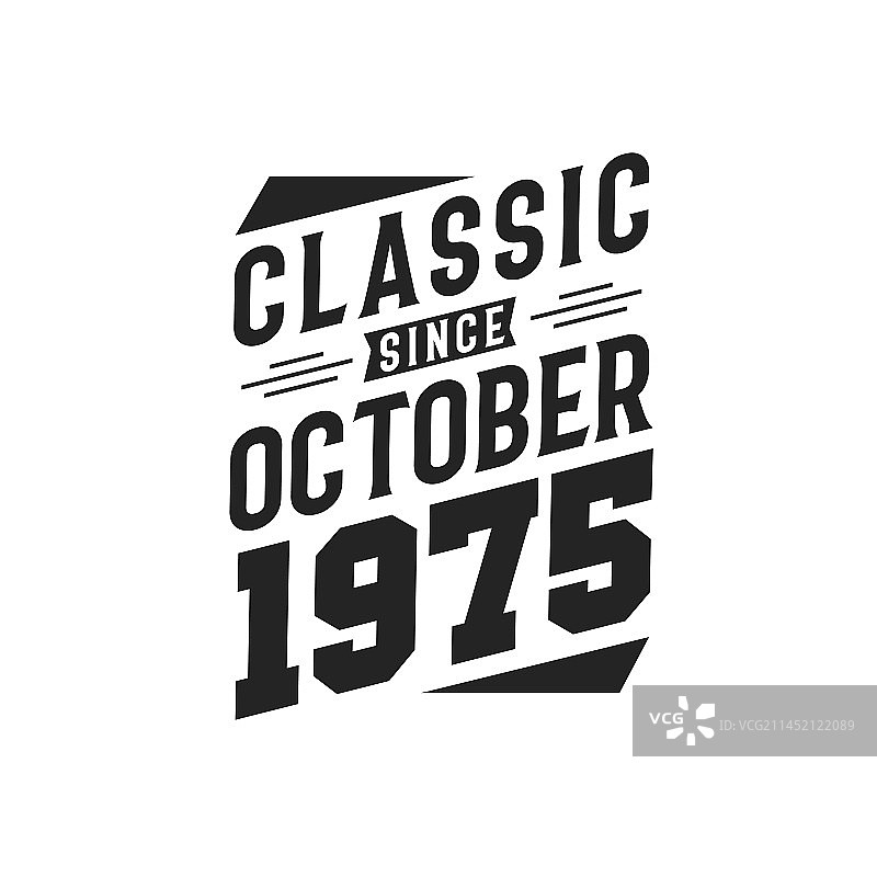 1975年10月出生复古经典图片素材