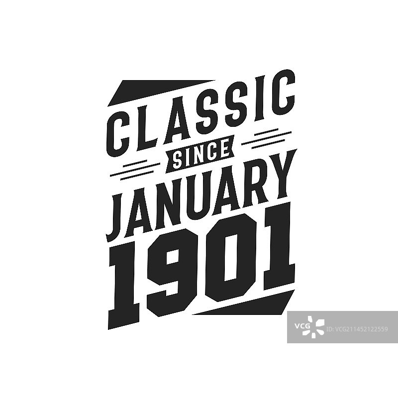 1901年1月出生，经典图片素材