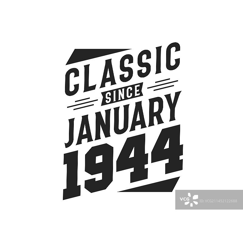 1944年1月以来的经典图片素材