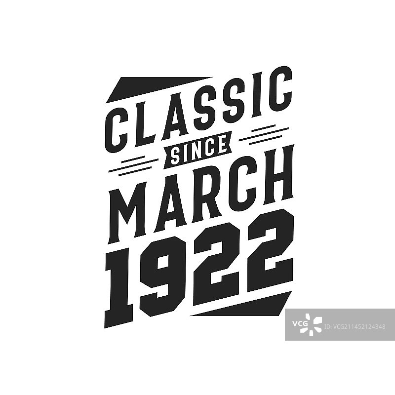 1922年3月出生的复古经典图片素材