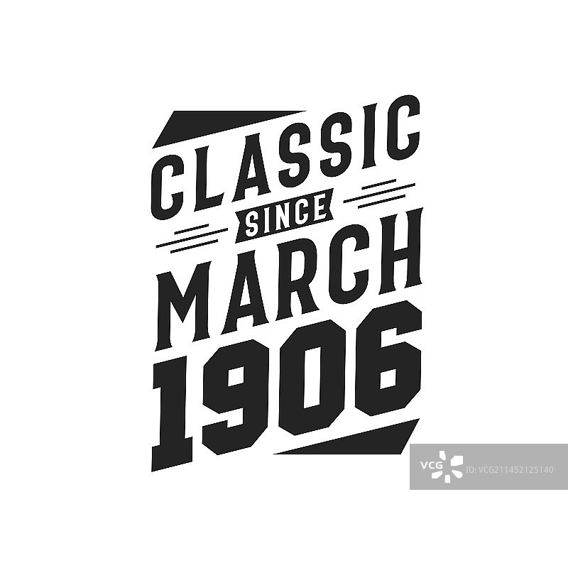1906年3月以来的经典复古图片素材
