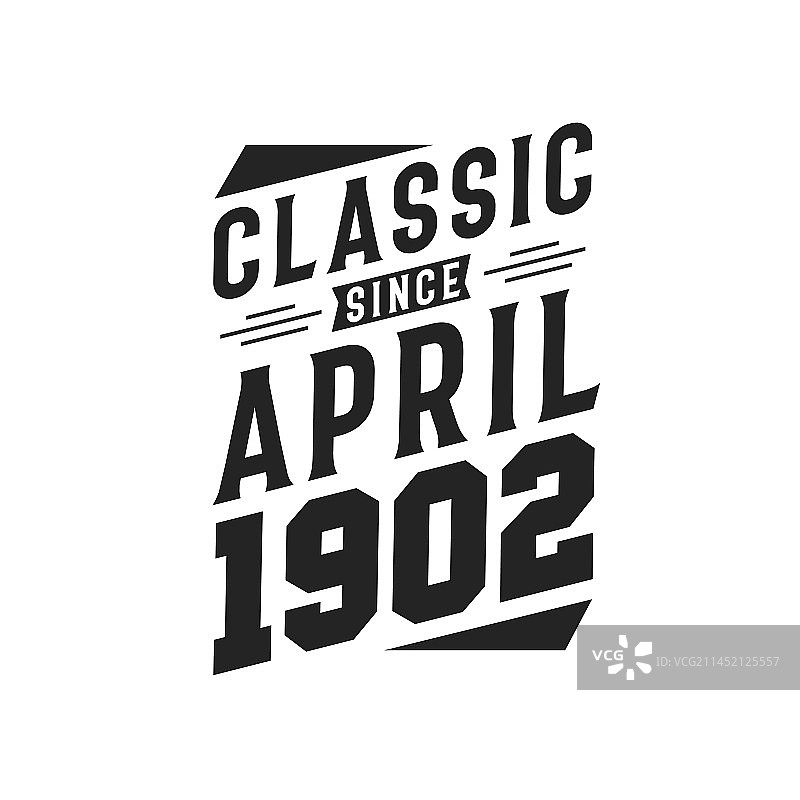 经典复古1902年4月纪念banner图片素材