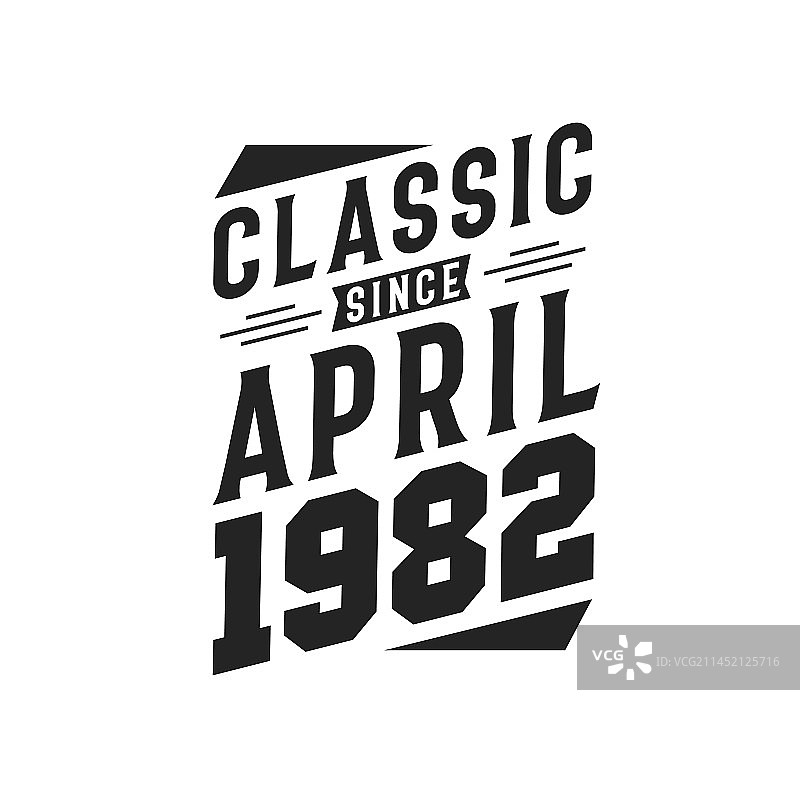 1982年4月出生的复古经典图片素材