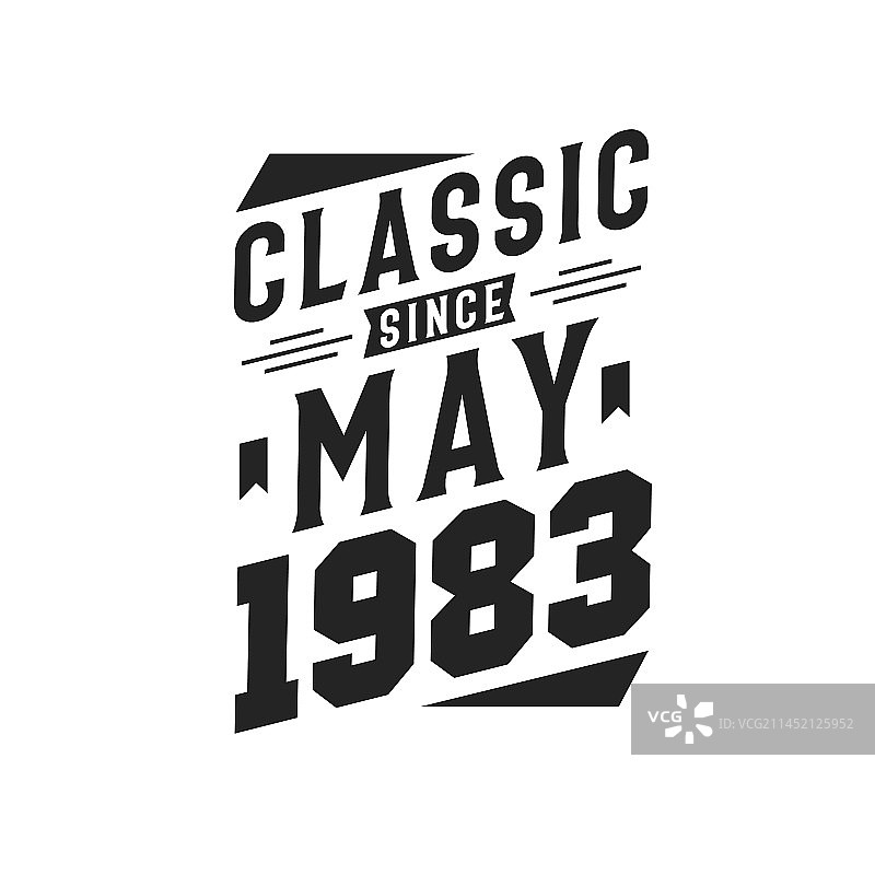 1983年5月诞生的经典复古风图片素材