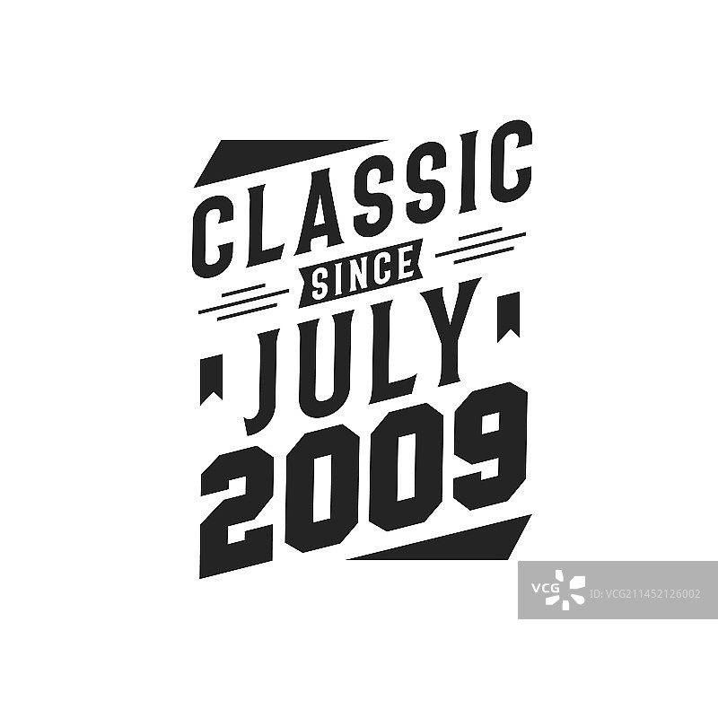 2009年7月出生的复古经典图片素材