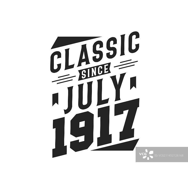 1917年7月出生的经典复古风图片素材