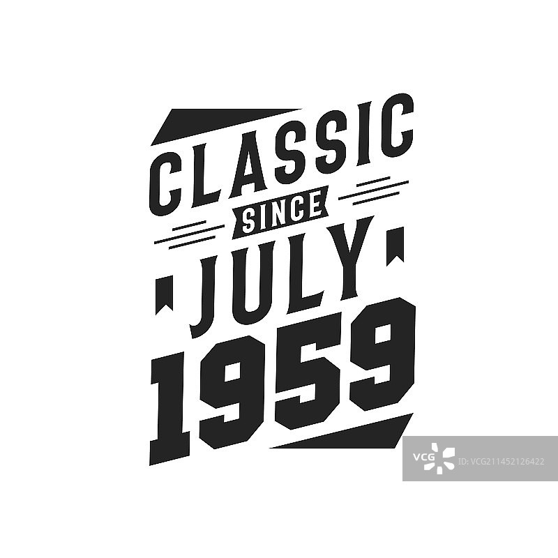 1959年7月以来经典复古图片素材