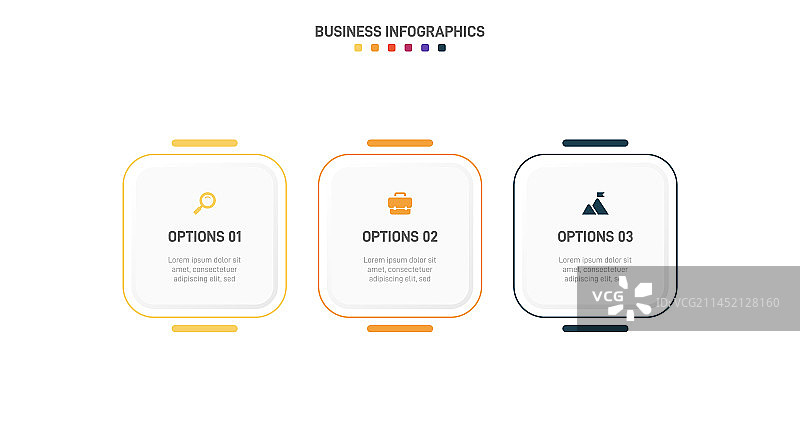 时间线信息图表与信息图表现代图片素材