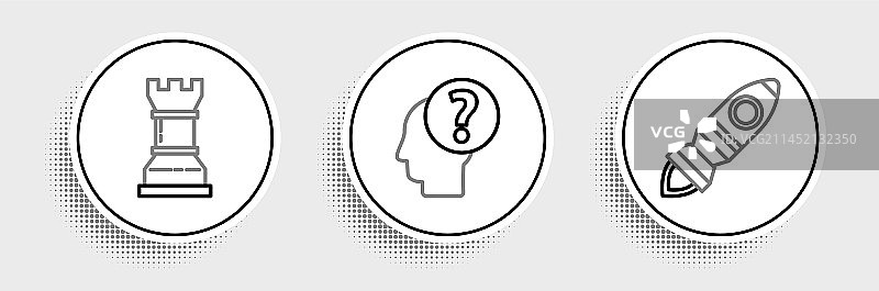 火箭发射火焰商业战略图片素材