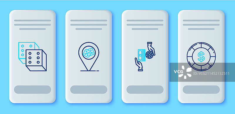 赌场位置筹码兑换图片素材