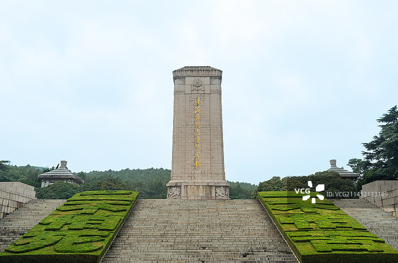 江苏省徐州市，淮海战役纪念馆，淮海战役烈士纪念塔图片素材