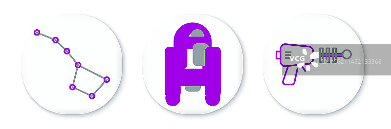 线稿射线枪大熊座图片素材