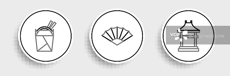 日式门亚洲纸盒面条图片素材