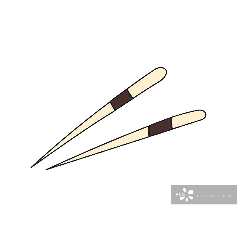 亚洲寿司筷子图标图片素材