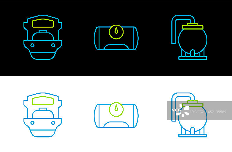 储油罐、油轮和天然气图片素材